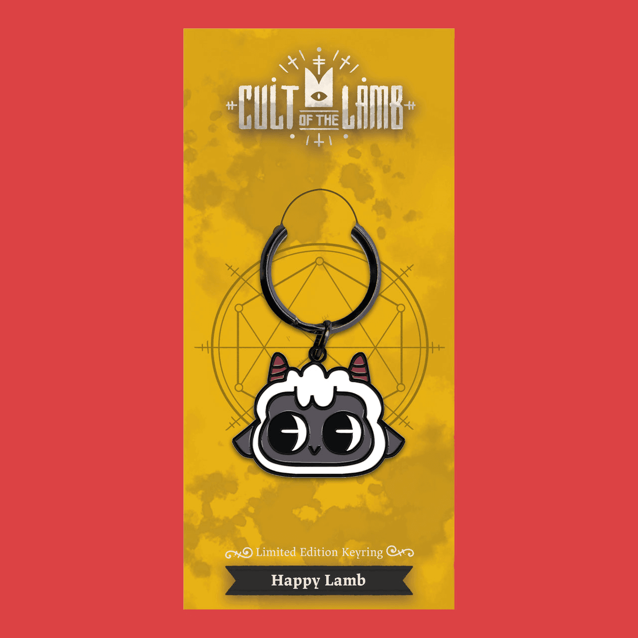 Cult of the Lamb Happy Lamb Keyring merchandise